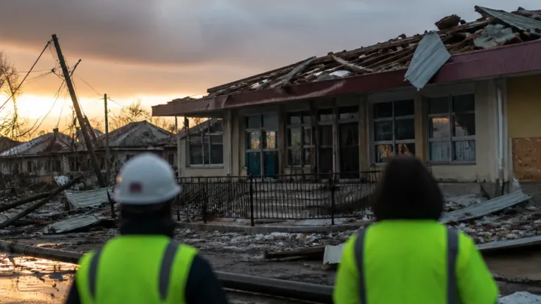 Tornado EF‑2 en Requínoa deja escuela destruida, 25 viviendas dañadas y 8.045 clientes sin luz
