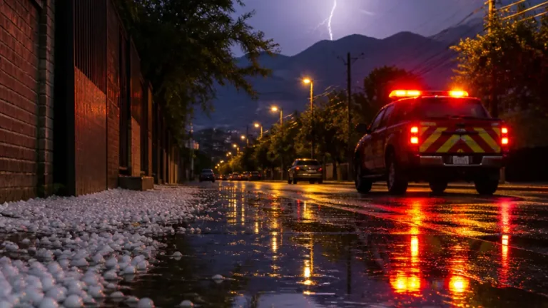 Senapred declara alerta preventiva en la Región Metropolitana por tormentas eléctricas y granizos
