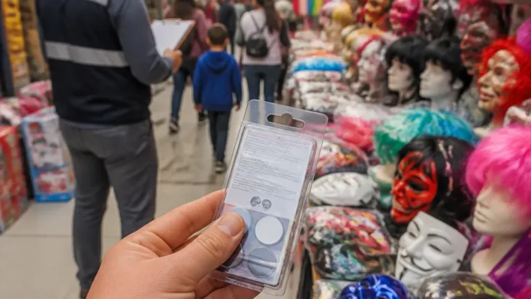 SERNAC fiscaliza malls chinos y recuerda requisitos para comprar disfraces y maquillajes